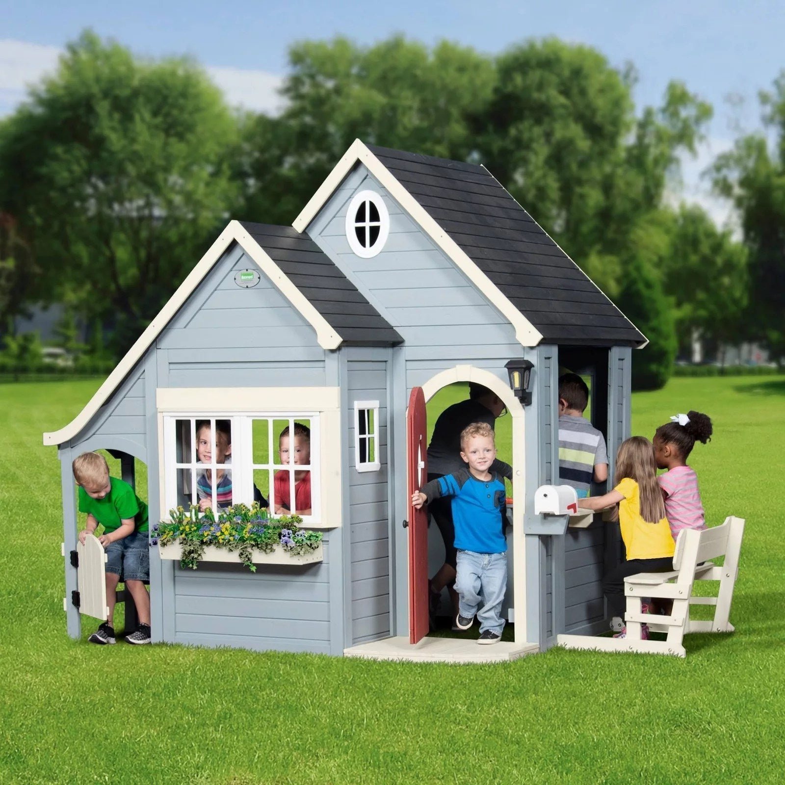 img-790.jpg Outdoor Living Spring Cottage Playhouse - Image 1